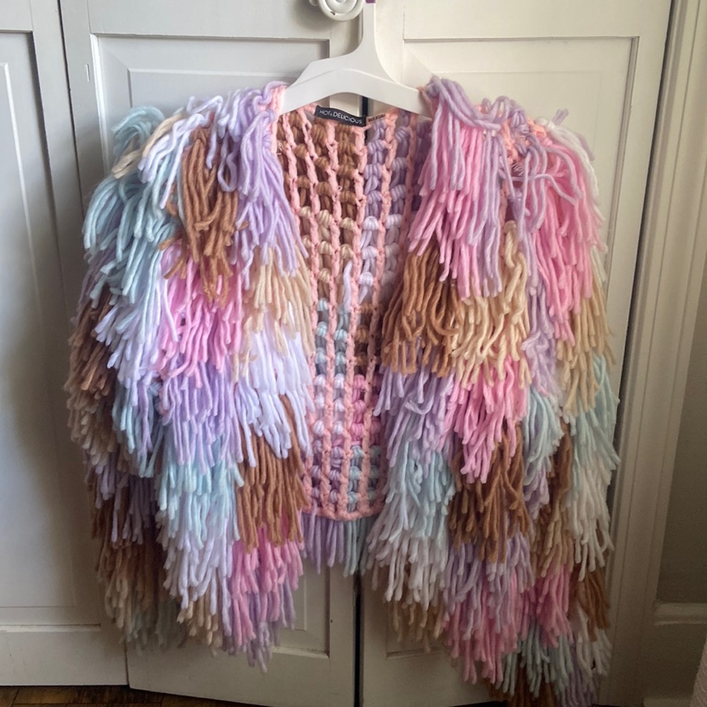 Multi-colored Shag Jacket